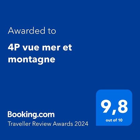 4P Vue Mer Et Montagne Menton Exterior foto