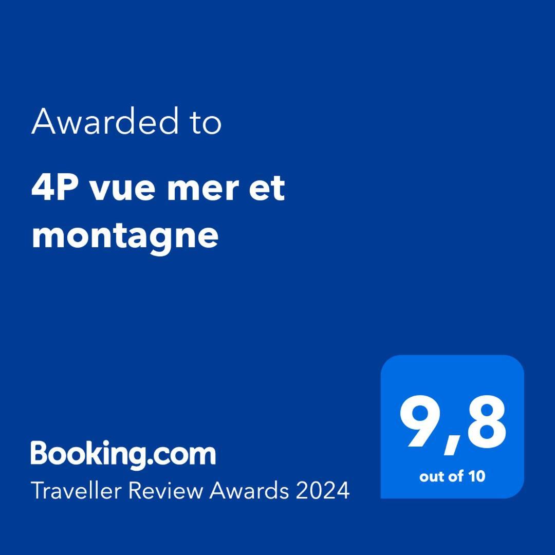 4P Vue Mer Et Montagne Menton Exterior foto